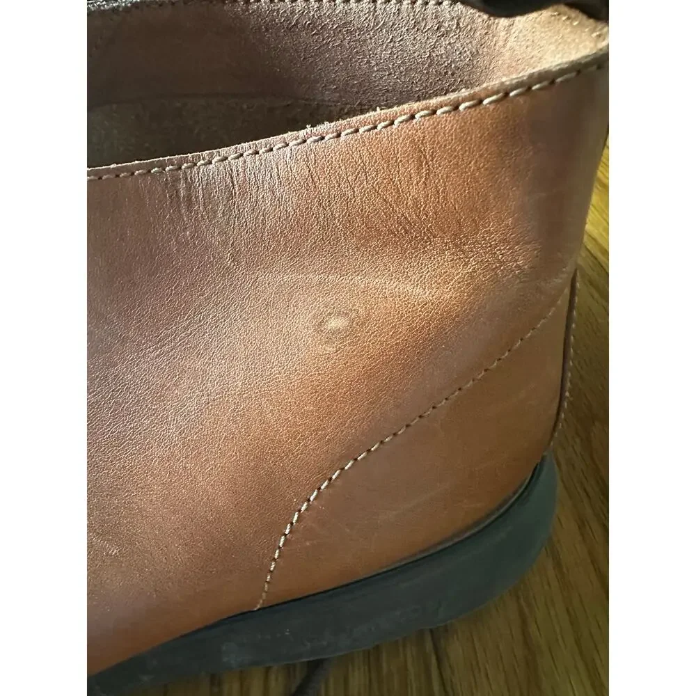 Cole Haan Zerogrand Chukka Boots Brown Leather Men’s 11.5M Lightweight